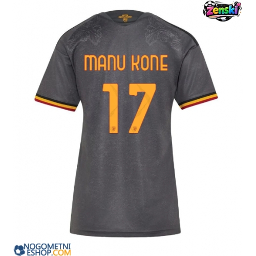 Ženski Nogometni dresi AS Roma Manu Kone #17 Tretji 2026-27 Kratek Rokav